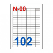 Etikete za laserske i ink-jet pisaee Nano, N-00, 30x15 mm, 100/1