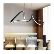 Brilagi-LED prigušiva luster na sajli TWISTER LED/60W/230V 3000-6000K crna + daljinski upravljac