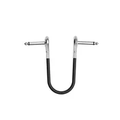 INF 6.35mm moški na moški 90-stopinjski ploščati kabel za kitarski efekt pedal 30 cm, (5000090849)