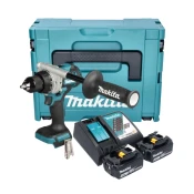 MAKITA DDF492RMJ Akumulatorski vrtalnik vijačnik LXT 18V (2 x 4,0Ah + DC18RC + MAKPAC 2)