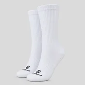GymBeam Funkcionalne nogavice Crew White M