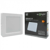 LED VGRADNA SVETILKA N/T KVADRATNA 6W 4000K BELA DL-1