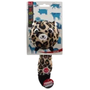 Dog Fantasy piščeča igrača 25 cm: Leopard
