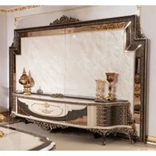 Casa Padrino luxury baroque TV cabinet cream/dark brown/gold