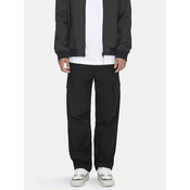 Only & Sons Hlače iz tkanine Ray 22028640 Črna Loose Fit