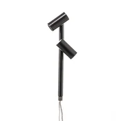 Hera LED Duo Spot 2x3 W ww 170 mm črna