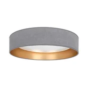 Brilagi-LED Plafonsko svetlo VELVET SIMPLE LED/36W/230V 3000K precnik 55 cm siva/zlatna