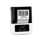 INF Prenosni termični tiskalnik etiket, kompaktni ABS, Bluetooth 203dpi White, (5000266834)