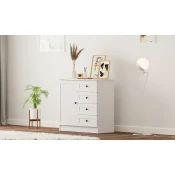 HANAH HOME Mat bela komoda Rb 168 04 002