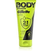 Gillette Labs Body + Intimate pena za britje 2 v 1 177 ml