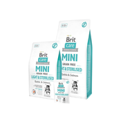 Brit Care Mini Light&Sterilized suha hrana za pse, zecetina-losos, 7 kg