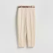 Reserved - Pantalone s visokim sadržajem lana i mešavinom viskoze