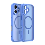 Hibridni ovitek HaloFrost II MagSafe za iPhone 16 - sky blue