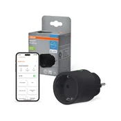 Osram - Pametna uticnica SMART+ MATTER SCHUKO 2300W/230V/10A Wi-Fi crna