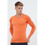 Funkcionalna majica dugih rukava Salewa Zebru Fresh boja: narančasta