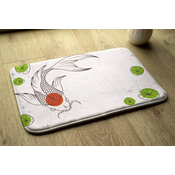 tulup.si Tepih za kopalnico Carp koi ribe 75x45 cm Bela