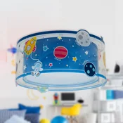 Dalber stropna svetilka PLANETS, pisana, vesoljski motiv - otroška soba - modra - Plastika