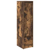 Visoka ploca dimljeni hrast 29,5x34x119,5 cm izradeno drvo