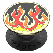 PopSockets PopGrip držalo / stojalo, Flame on Black Enamel