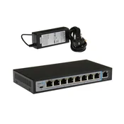 MaxLink Switch PSAT10 8xPoE 3af/at 120W