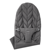 Extra Fabric Seat for Bouncer Bliss - Anthracite/Woven, Petal quilt