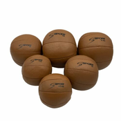 S-SPORT CLASSIC Usnjena medicinska žoga, 5 kg