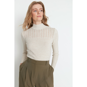 Trendyol Stones Openwork/Perforated Knitwear Sweater