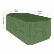 M.A.T Group Prevleka za komplet 6 stolov + dolga miza 270x180x89cm, PE 90g/m2