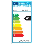 LED 9W E27 806LM 6000K VTAC