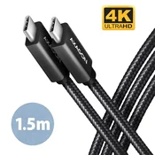 shumee AXAGON Podatkovni in polnilni USB 2.0 kabel, 1,5 m | BUCM32-CM15AB | USB-C je USB-C