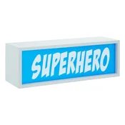Modra svetlobna dekoracija na baterije Superhero – Premier Housewares