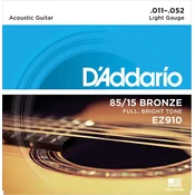 DADDARIO EZ910 85/15 Bronze 011-052 strune za akustično kitaro