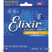 Elixir Nanoweb electric 011/49 žice za električnu gitaru