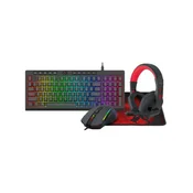 Redragon 4 in 1 Combo S149 - K515-RGB + M616-RGB + H120 + P016 ( 069764 )