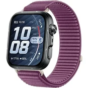 GS Najlonski pašček za Huawei Watch Fit 4 / 4 Pro / 3, temno vijoličen