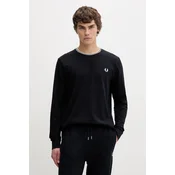 Fred Perry Bombažna majica z dolgimi rokavi