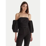 PINKO Bluza Taffeta 105552 Y3LE Črna Regular Fit