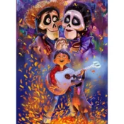 shumee Slikanje po številkah z okvirjem Slike za slikanje Disney Coco 40x50 cm