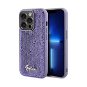 Guess Ovitek Sequin za iPhone 13 Pro vijoličen