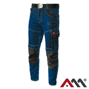 Delovne hlače Jeans Stretch modre - XXL