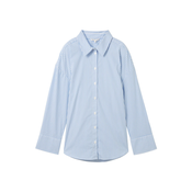 TOM TAILOR DENIM Bluza  svetlo modra / bela
