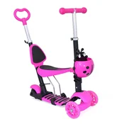 Trotinet 5u1 Bubamara Roze