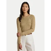 LAUREN RALPH LAUREN Pulover 200P14039006 Bež Regular Fit