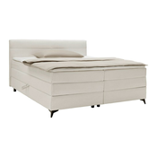 Modern Living Boxspring postelja Bari, Krem, 180x200