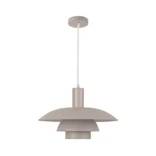 Visilica na sajli FERRO 1xE27/15W/230V siva
