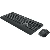 Logitech tastatura i miš USB wireless MK540 US black 920-008685