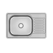 Quadron Ugradna sudopera EDDIE 111 SteelQ, 1 satin, HD111SAT6642