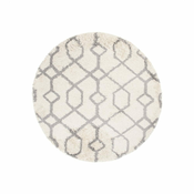 Chemex Koberec Boho Modern Shaggy Soft Circle L224D Bež Siva