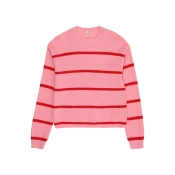 ONLY GIRLS Pulover KOGFRANCA roza/rdeča