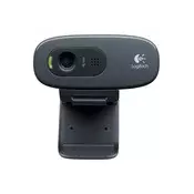Logitech C270 Web kamera, HD, 1280x720